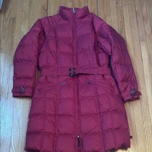 Woolrich Women's Deep Red Puffer Jacket Size Small